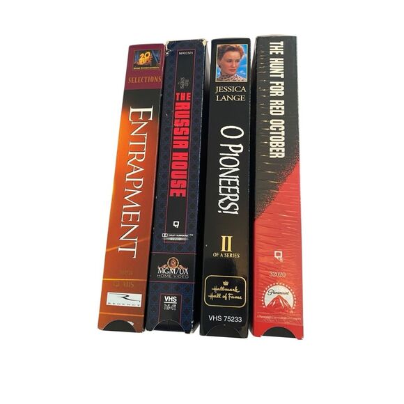 Lot of 4 Vhs Movies The Hunt for Red October Entrapment O Pioneers Russia House - Picture 4 of 5